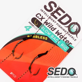 SEDO CX Wild Water Blow Back Barbless Előkötött Bojlis Előke 6