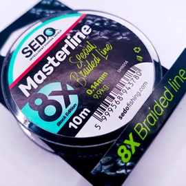 SEDO Masterline 8X Special Braid Line – Black Edition - 10m 0.18mm 13.8kg 10m