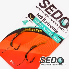 SEDO WG Extreme Barbless Hard Water Előkötött Bojlis Előke 4