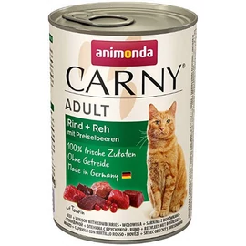 Animonda Carny Adult (marha,szarvas,áfonya) konzerv - Felnőtt macskák részére (400g)