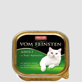 Animonda Vom Feinsten Adult (pulyka,nyúl) alutálkás - Felnőtt macskák részére (100g)