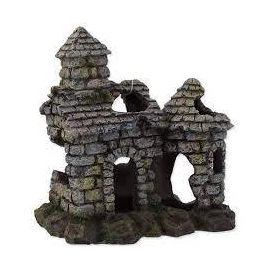 Aqua Excellent Ancient Castle Ruin - dekoráció (kastélyrom) 21,5X13,5X16cm