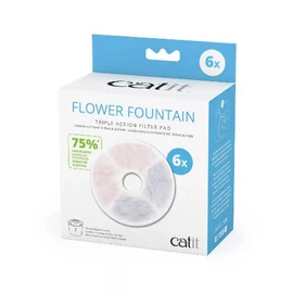 Catit Triple Action Frameless Filter - csere szűrő ( ivókúthoz) 6db