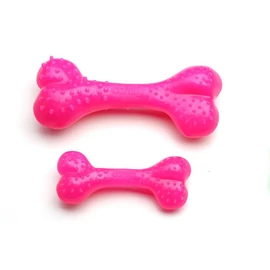 Comfy Pink Dental Bone - fogtisztítós játék (csont) kutyák részére (12,5x5x3cm)