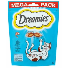 Dreamies Mega Pack Töltött falatkák - lazacos (180g)