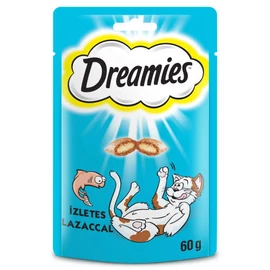 Dreamies Töltött falatkák - Lazacos (60g)