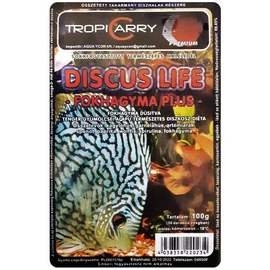 Fagyasztott TropiCarry Discus Life fokhagyma Plus - díszhalak részére (100g/30 adag)