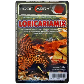 Fagyasztott TropiCarry Loricariamix - díszhalak részére (100g/30 adag)