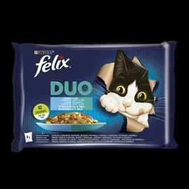 Felix Fantastic DUO halas válogatás aszpikban, 4x85g