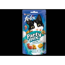 Felix Party Mix Ocean Mix (lazac,pisztráng) jutalomfalat - macskák részére (60g)