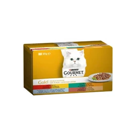 Gourmet Gold Duó Multipack (többféle ízben) nedvestáp - macskák részére (4x85g)