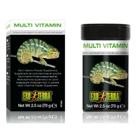 Hagen Exo Terra Multi vitamin powder - kiegészítő eleség (multivitamin) hüllők és kétéltük részére  (70g)