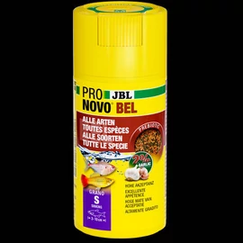 JBL Pronovo Bel Grano S - Akváriumi alaptáp granulátum (S-méretben) minden akváriumi halhoz (3-10 cm-ig) 100ml/56g CLICK