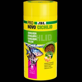 JBL Pronovo Cichlid Grano M - Alaptáp granulátum közepes méretű, 8-20 cm-es sügérek számára (1000ml/520g)