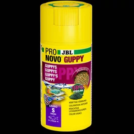 JBL Pronovo Guppy Grano S - Akváriumi alaptáp granulátum S-es méretben guppiknak és más díszhalak részére 3-10 cm-ig (100ml/56g) CLICK