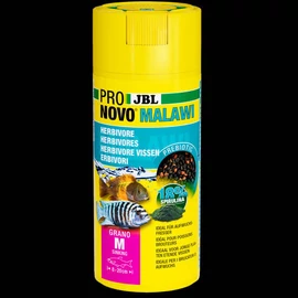 JBL Pronovo Malawi Flakes "M" - Akváriumi alaptáp granulátum 8-20 cm-es sügérek számára (250ml/125g)