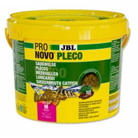 JBL Pronovo Pleco Wafer "M" - fatartalmú táptabletta növényevő harcsák számára 1-20 cm-ig (5,5l)