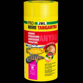 JBL ProNovo Tanganjika Flakes M - Alaptáppehely (M-es méret) ragadozó sügerek részére (1000ml/170g)