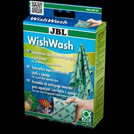JBL WishWash - tisztítókendő és szivacs akváriumokhoz és terráriumokhoz (10x10x2,5cm)