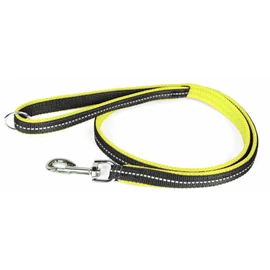 JK9 POWAIR póráz 1,2m fogóval, kis karabiner, neon