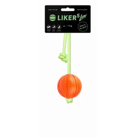 LIKER5 Lumi Ball with Fluoresence rope - játék (labda, fluoreszkáló kötéllel) kutyák részére (Ø5cm)