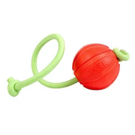 LIKER5 Lumi Ball with Fluoresence rope - játék (labda, fluoreszkáló kötéllel) kutyák részére (Ø9cm)