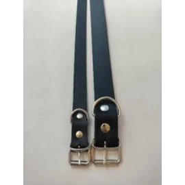 Nyakörv (bőr, varrás nélkül) kutyák részére (barna,fekete vagy piros színben) 30mm/60cm