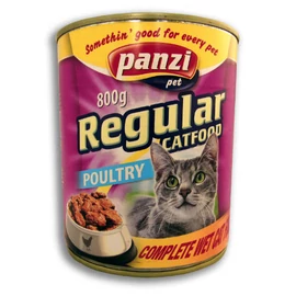 Panzi Regular Adult (szárnyas) konzerv - Felnőtt macskák részére (800g)