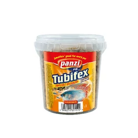 Panzi Tubifex - táplálék díszhalak részére (vödrös) 75g