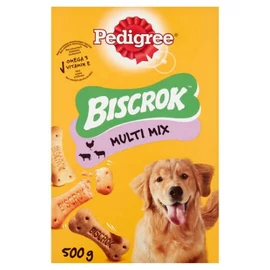 Pedigree Biscrok Multi-Mix - jutalomfalat (keksz) kutyák részére (500g)