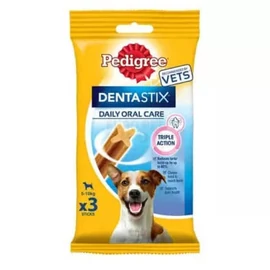 Pedigree DentaStix 5-10kg - jutalomfalat (fogtisztító) Kistestű kutyák részére (3db/45g)