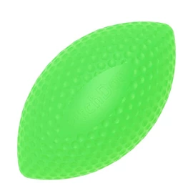 PitchDog Extremely Durable And Safe Football Dog Toy - játék (rögbi labda,lime) kutyák részére (9cm)