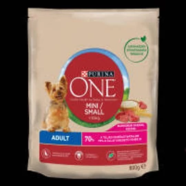 Purina ONE Mini/Small Adult - száraztáp (marha,rizs) kutyák részére (800g)