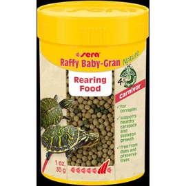 Sera Nature Raffy Baby-Gran - Granulátum táplálék hüllők részére (100ml/30g)