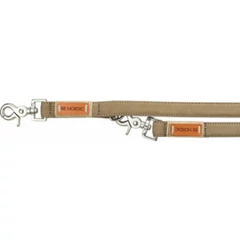 Trixie BE NORDIC Leather Adjustable Leash - álllítható, bőr póráz (homokszín) M-L (2m/20mm)
