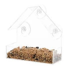 Trixie Bird Feeder for Window Pane - vadmadár etető (áttetsző) ablakra (225ml/15x15x6cm)