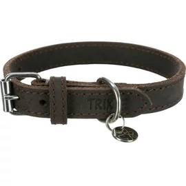Trixie bőrnyakörv (sötét barna) kutyák részére (M) 37–44 cm/25 mm