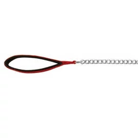 Trixie Chain - lánc póráz,bőr markolattal (110cm/2mm)