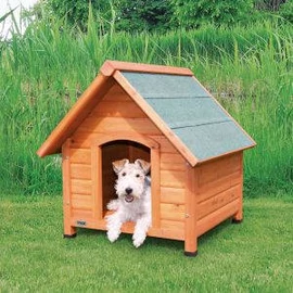Trixie Cottage Dog Kennel - kutyaház (barna) sátortetős (M-L) 83x87x101cm