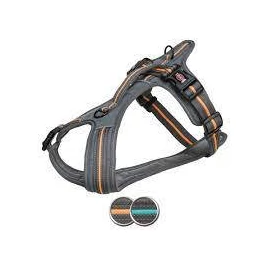 Trixie Fusion Touring Harness - hám (szürke,óceánkék) kutyák részére (M) 51-66cm/20mm