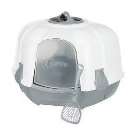 Trixie Maro Corner Litter Tray - Fedeles, sarok macska WC (tópszín,krém) 60x43x52cm