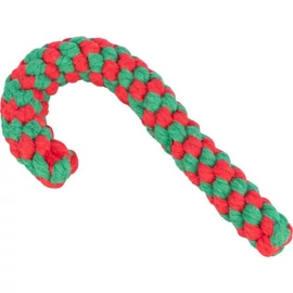 Trixie Playing Rope Xmas Candy cane - játék (kötél formájú, karácsonyi cukorrúd) kutyák részére (19cm)