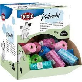 Trixie Poop Bag - kutyaürülék zacskó (műanyag, vegyes színekben) 20db/rolni