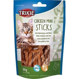 Trixie Premio Chicken Mini Sticks - jutalomfalat (csirke,rizs) macskák részére (50g)