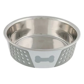 Trixie Stainless Bowl - Rozsdamentes tál, szilikon bevonattal (Ø21cm/1,4l)