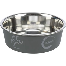 Trixie Stainless Steel Bowl - fémtál műanyag borítással (mintás, többféle színben) kutyák részére (0,8l/Ø17cm)