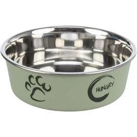 Trixie Stainless Steel Bowl - fémtál műanyag borítással (mintás, többféle színben) kutyák részére (2,2l/Ø23cm)