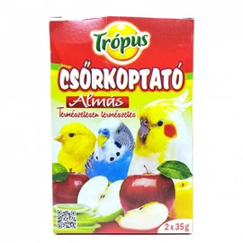 Trópus csőrkoptató - ízesített (alma) díszmadarak részére (2x35g)