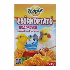 Trópus csőrkoptató - ízesített (mézes) díszmadarak részére (2x35g)