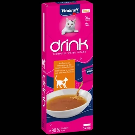 Vitakraft Drink chicken flavor+taurine - jutalomfalat (csirke,taurin) macskák részére (5x30g)